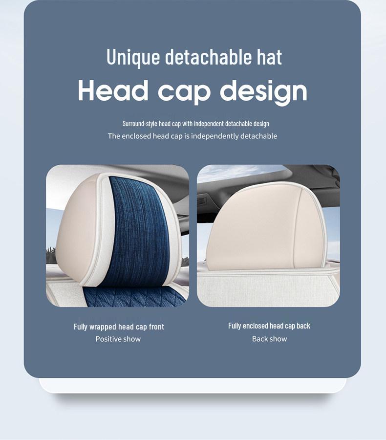 Индивидуальные льняные чехлы на сиденья для Changan CS75/CS35/CS55/Yuexiang V3V7/Yidong - Всесезонные чехлы с полным покрытием.