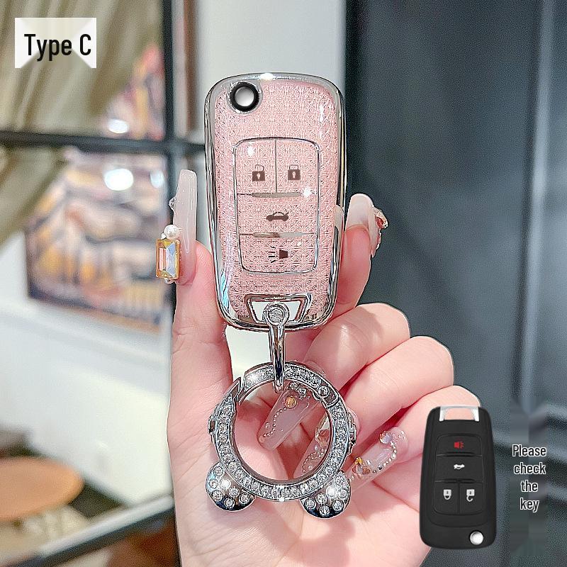 Buick Key Cover for Old LaCrosse/Encore/Regal/GL8 Fat Head Fish/YueLang Models - Simple Protective Design