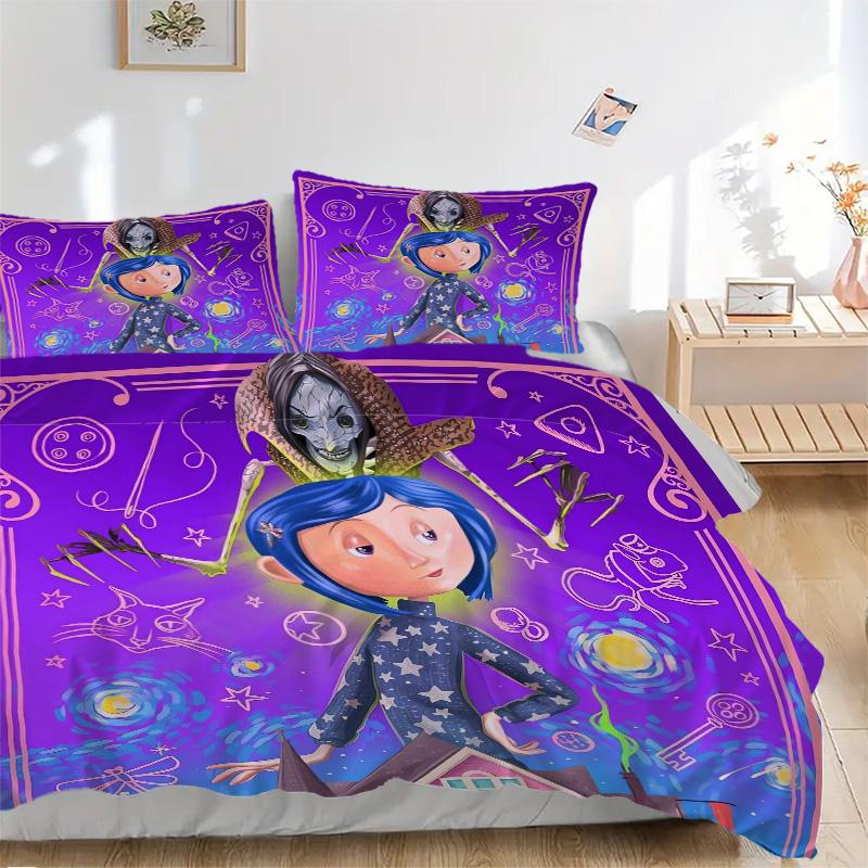 Alien Sky Print 3Pcs Bedding Setduvet Cover With 2 Bedropillowcase Home Birthday Gift