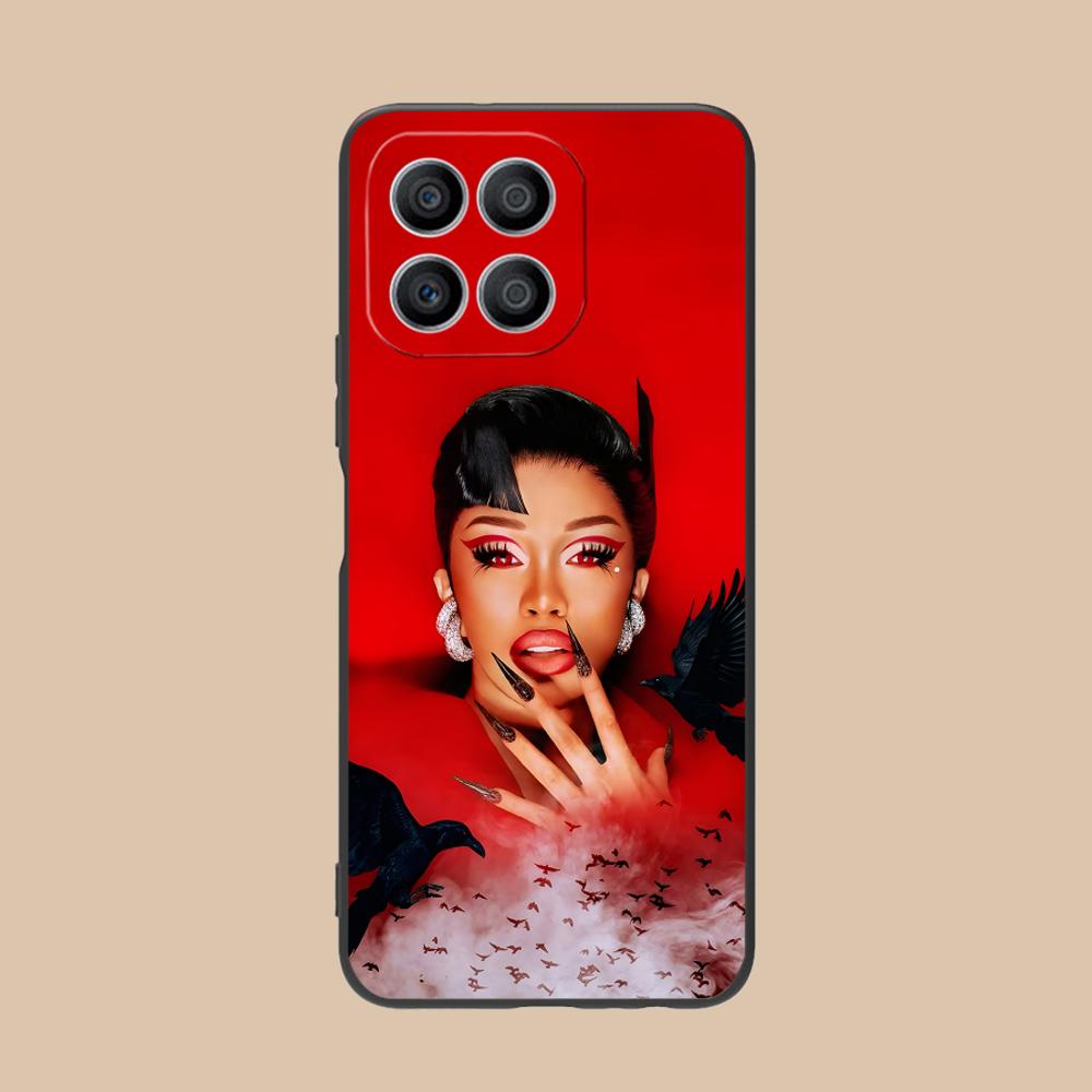 Матовый ТПУ чехол для мобильного телефона Cardi B для Honor 90 80 70 60 50 30 20 10 9 8 7 Pro S SE Lite 5G Цветной печатный чехол