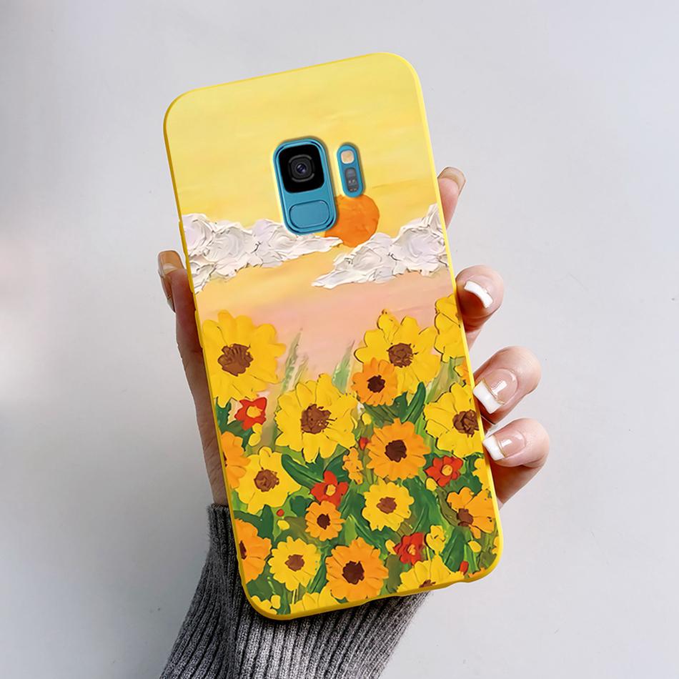 Case For Samsung Galaxy S9 S 9 Plus Phone Cover Cute Cat Cartoon Bear Frog Soft TPU Coque For Samsung S9 Bumper S9+ S9PLUS Funda