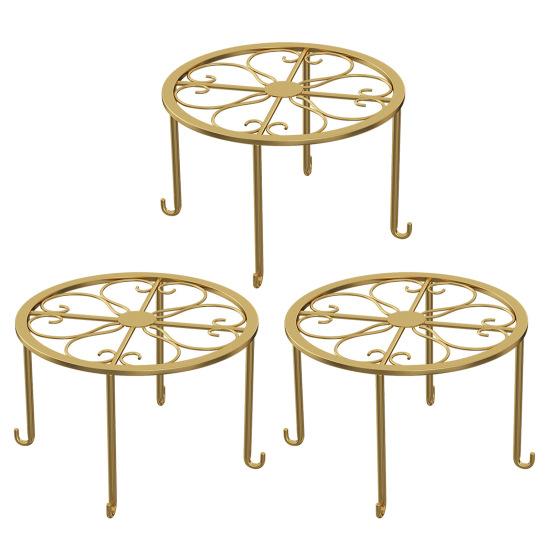 45294 шт. подставка для цветочного горшка, полая, устойчивая, противоскользящая, максимальная нагрузка, широкая металлическая платформа