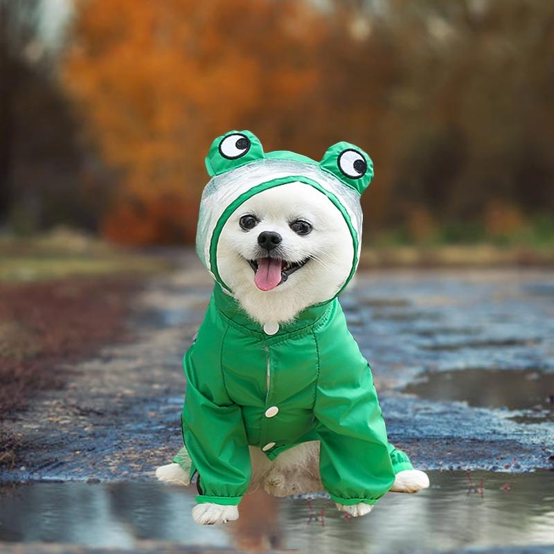 Дождевик для собак, водонепроницаемая одежда, комбинезон, куртка для щенков, дождевик для собак
