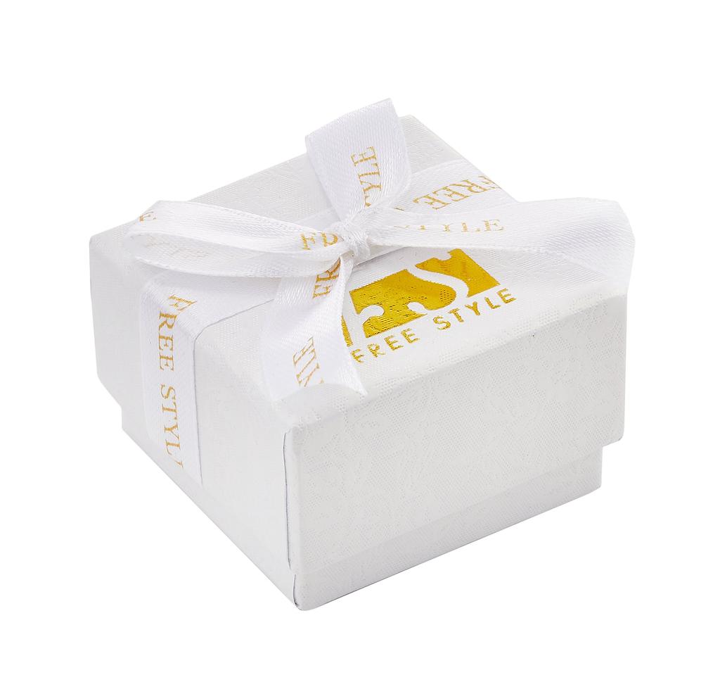 FREE STYLE Crown Motif Men's Silver Necklace FSP910-B00950