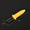 60 Pcs Double Fork Sweet Corn Stainless Steel Corn Holders Corn On The Grill Corn On The Cob Skewers Seat  Home & BBQ Cooking Fork BBQ Party