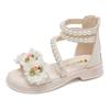 Summer New Fashion Princess Shoes Open Toe Shoes Soft Sole Children's Shoes Roman Shoes Girls Sandals Size 23-37