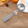 Stainless Steel Ice Cream Scoop with Trigger Release Half Cup Scoop for Cookie Dough Cupcake Batter Scooper Home Kitchen Restaurant Party Tools