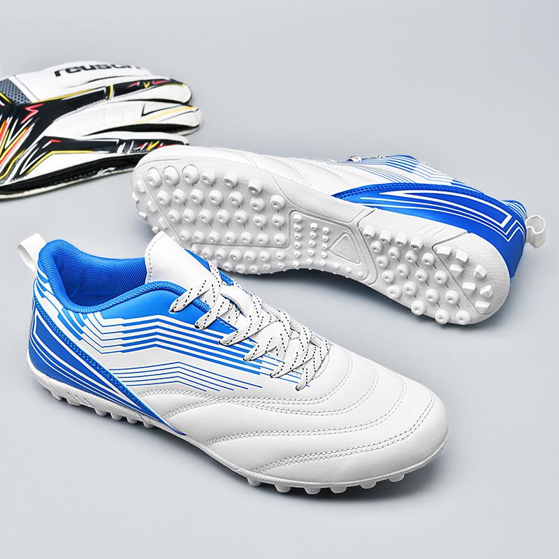 Медленный шок нескользящие детские взрослые футбольные бутсы сокол мальчики студенческие тренировочные длинные шипы убийца сломанные шипы студенческая цена