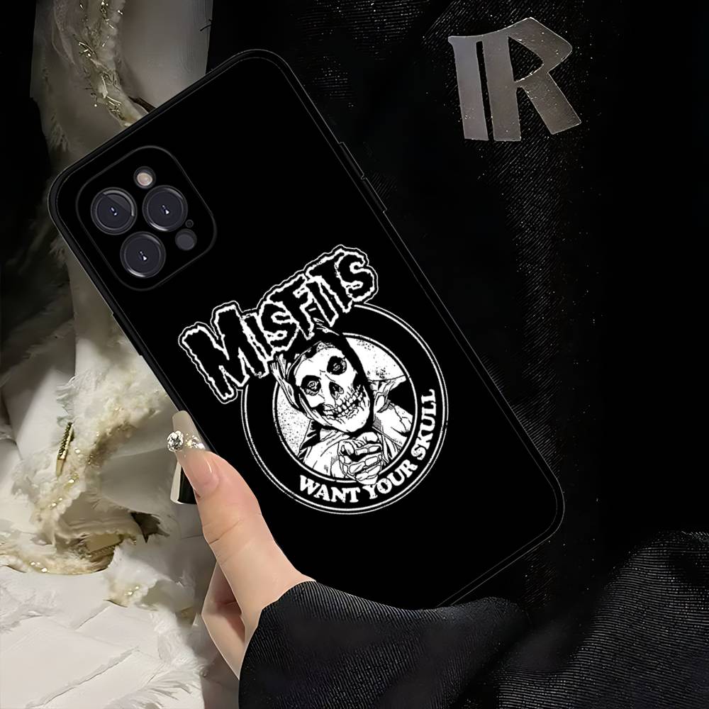Чехол для телефона M-Misfits G-Glenn Danzig Для IPhone 16 Pro Max 15 17 Plus 14 13 12 Mini 11 Черный Чехол