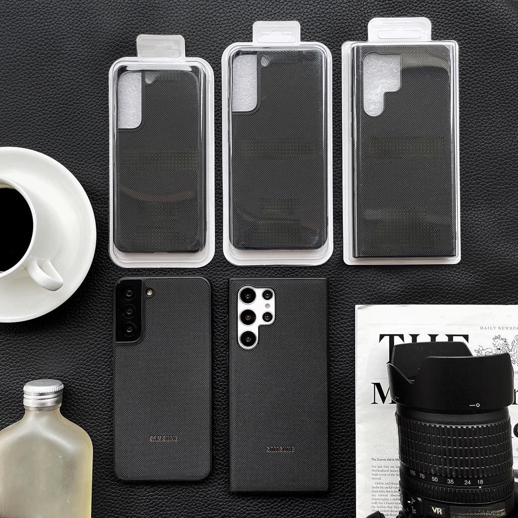 Чехол Samsung S25 Ultra Cross Pattern для Note20 Ultra/S22 Ultra - Полная защита задней оболочки