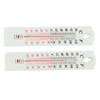 2pcs Wall Thermometer Indoor Outdoor Hanging Thermometer Meter Garden Greenhouse House Office Air Temperature Thermometer Meter