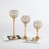 Boho Style Metal Glass Candle Holder 1Pcs Gold Silver Tealight Candlestick for Bohemian Themed Party Decor