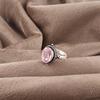 Morganite Ring, Handmade Gemstone 925 Solid Sterling Silver Ring Dainty Jewelry, For Engagement Gift