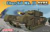 Platts 172 World War II British Army Churchill Mk.III AVRE Combat Engineer Vehicle Plastic Model DR7327