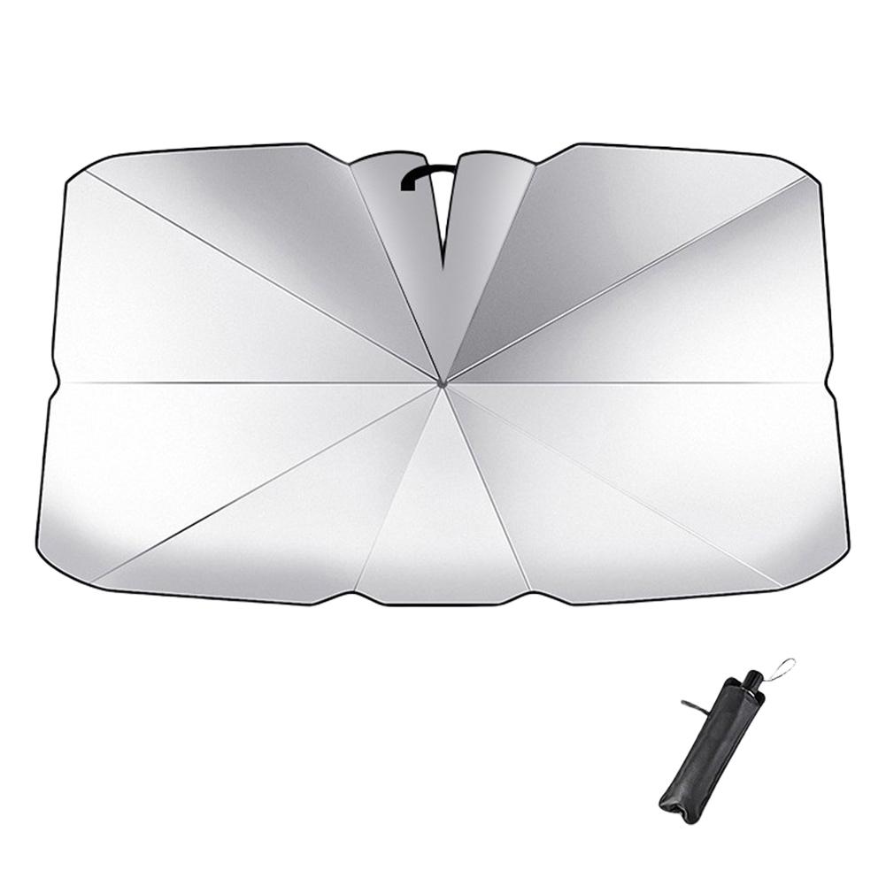 Windshield Sun Shade Umbrella Foldable Keeps Vehicle Cool Windshield UV Ray Reflector Windshield Sun Visor Blocks UV Rays Block