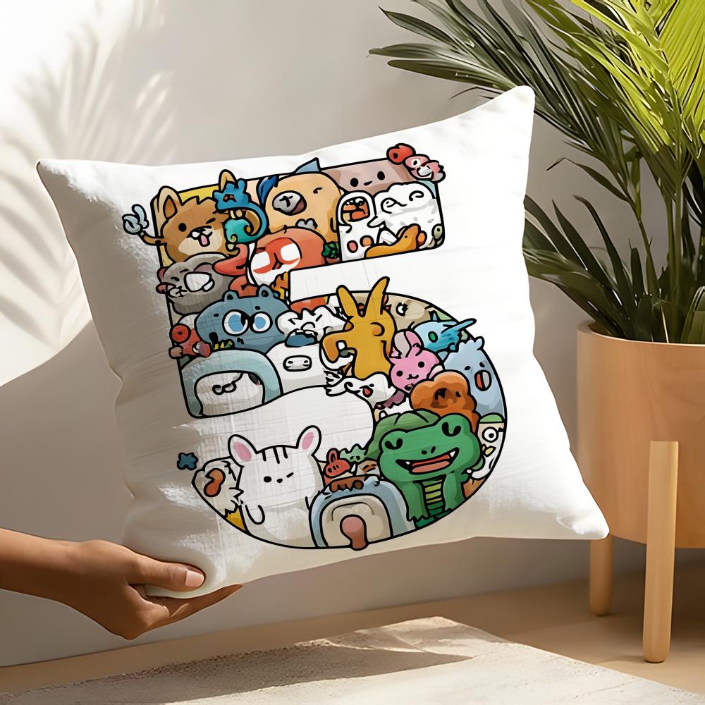 Cool Digital Design Pillow Case Home Living Room Decoration Linen Pillow Cases Cushion Cover