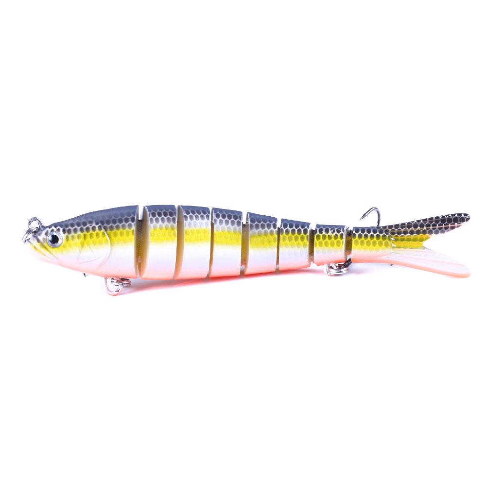 Fishing Lures for Bass Trout Multi Jointed Swimbait Slow Sinking Bionic Swimming Lures Bass Freshwater Saltwater Bass Lifelike