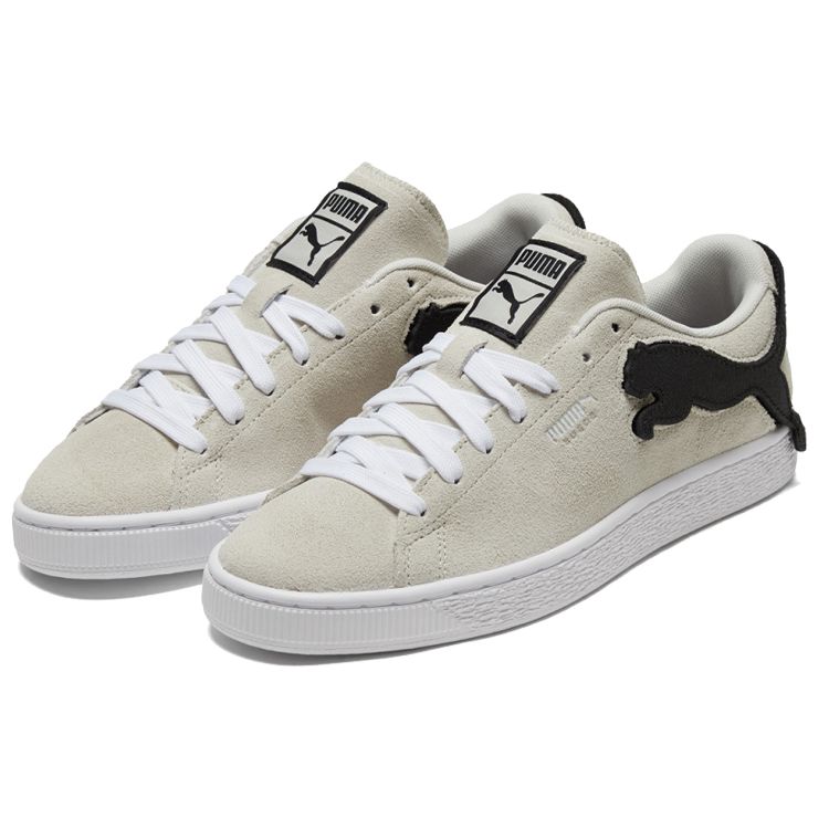 Puma Suede The Cat - Кроссовки Унисекс Vaporous Grey Черно-Белые 380865-01