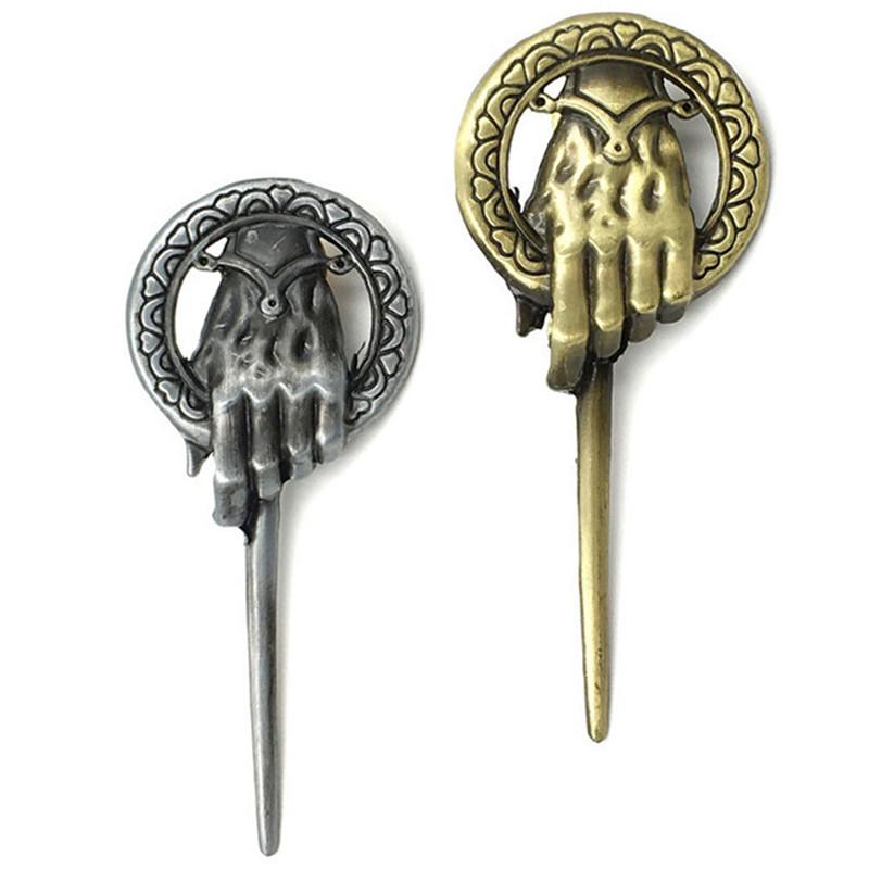 Charming Game Of Thrones Hand Of The King Lapel Replica Costume Pin Brooch