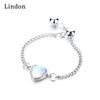 Lindon Classic Copper Alloy Zircon Ring Ladies Jewelry Wedding Promise Party Gift