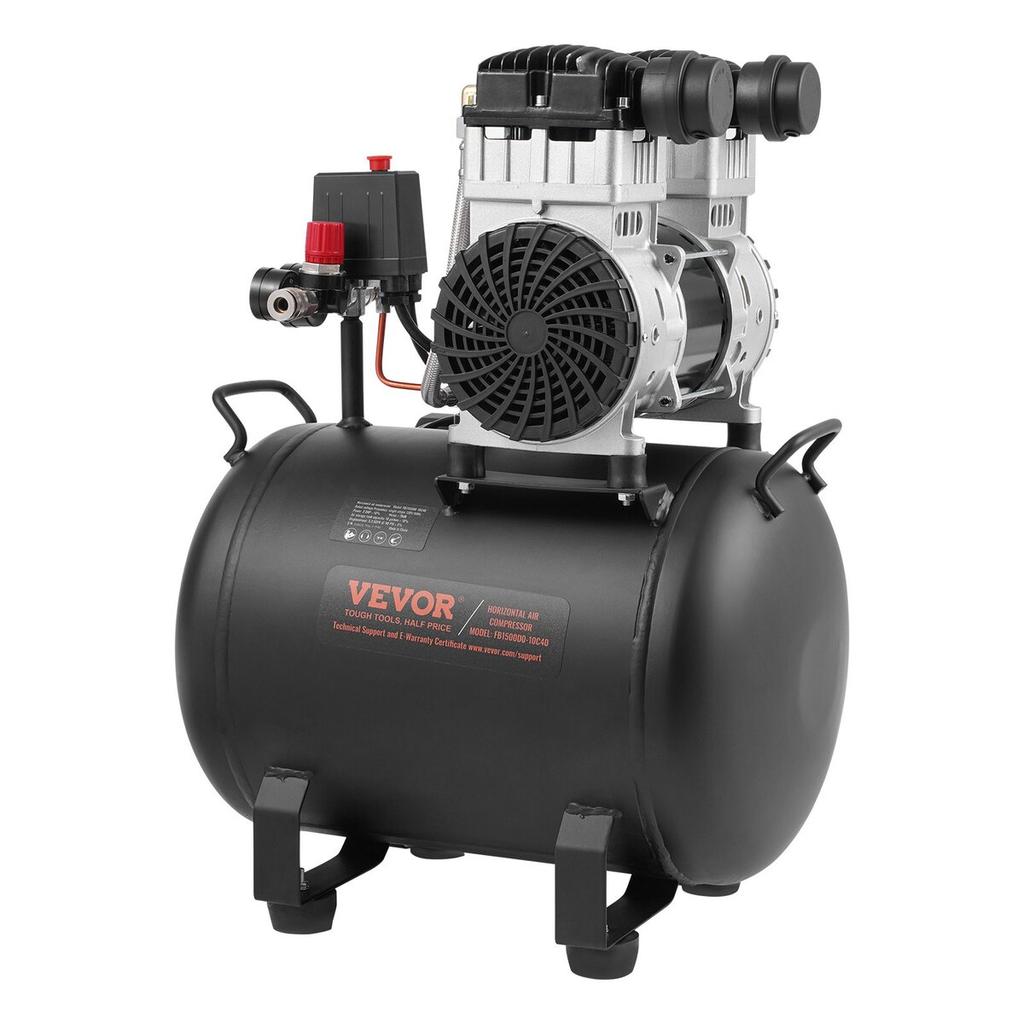 Air Compressor Compact Portable Oil Free Compressor 10 Gallon 90 PSI