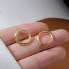 Gifts Women Huggie 6mm/8mm/10mm/12mm Korean Hoop Earrings Round Earring Minimalist Ear Buckle