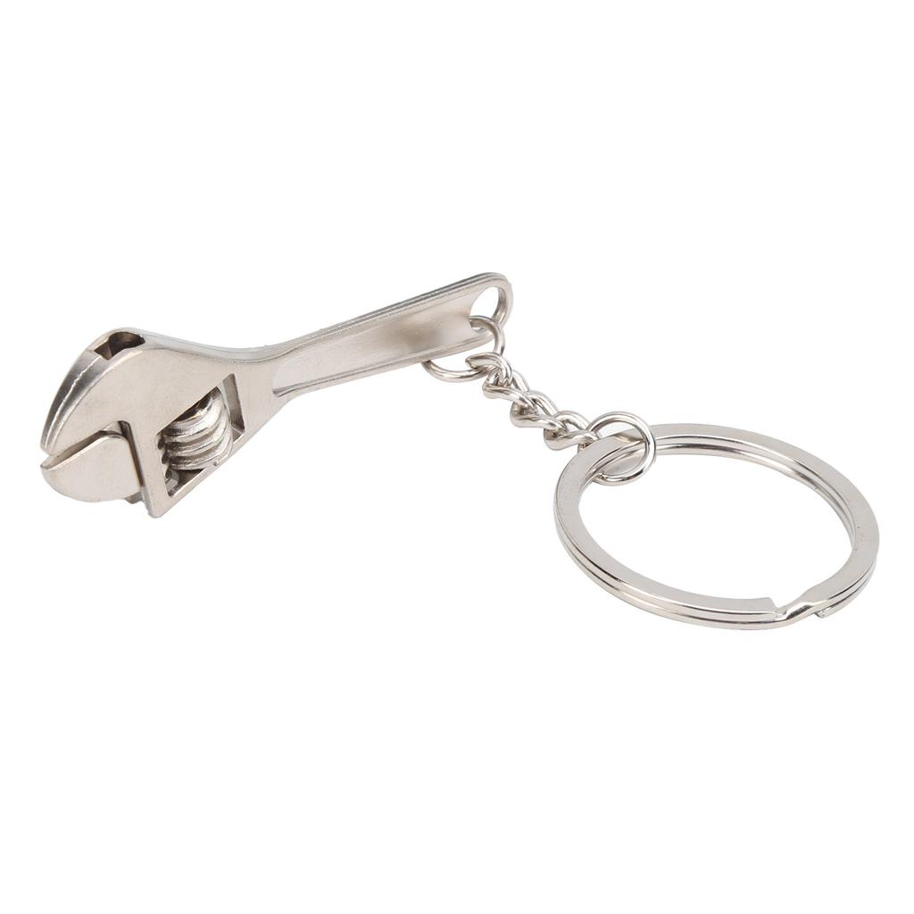 Wrench Keychain Miniature Zinc Alloy Keyfob Decoration Present for Parents Friends