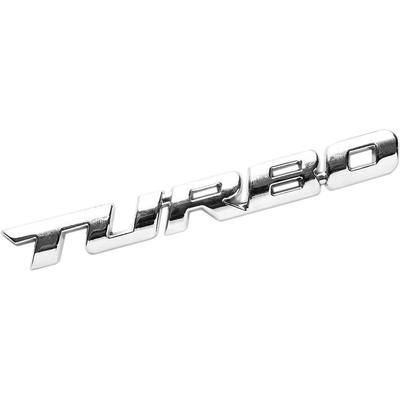 CarOver [3D Металл] Универсальная наклейка TURBO Турбо Автомобиль 3D Крутые буквы Английский Логотип