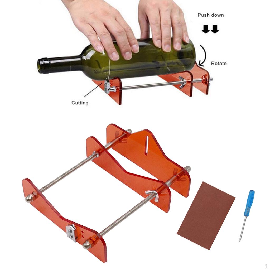Инструмент для резки бутылок Профессиональный для резки стеклянных бутылок Машина для поделок Прочный Вино