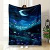 Уютное и мягкое одеяло на тему «Звездное небо», Добавьте красоты в дом, Для всех сезонов, Можно использовать в домашнем офисе, Одеяло для сна и кемпинга