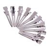 10pcs Modish Flat Metal Single Prong Alligator Hair Clips Barrette For Bows DIY