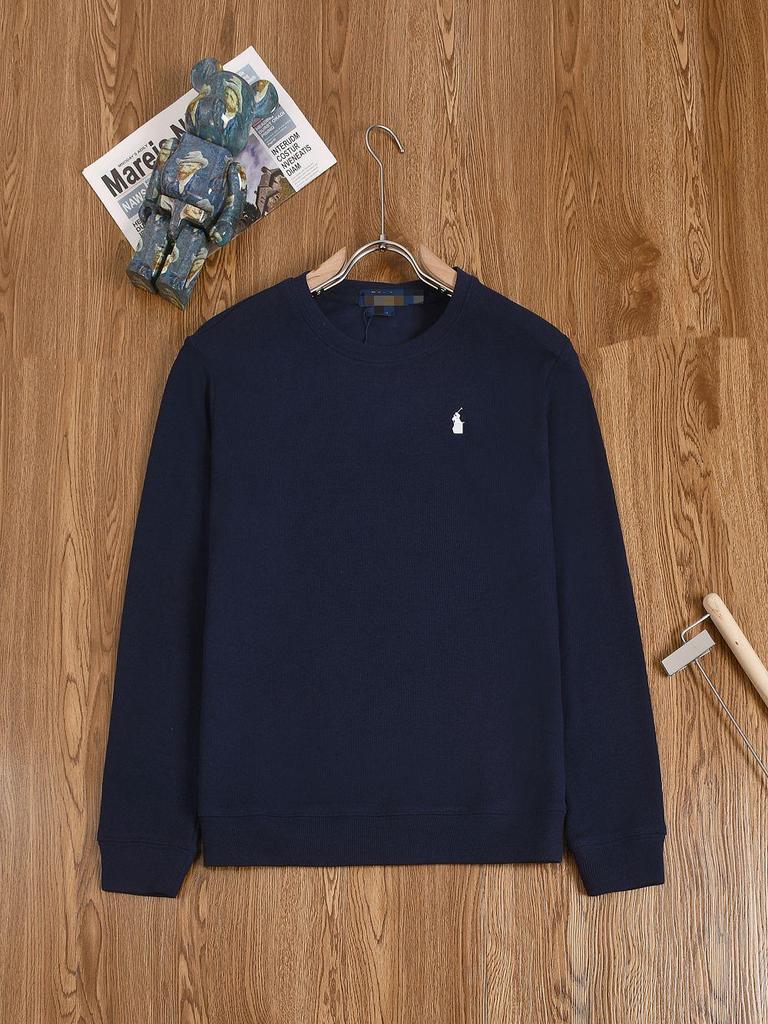 Мужская высококачественная толстовка-поло из чистого хлопка – с длинным рукавом, вышитая этикетка, Business Casual, стиль для трансграничной торговли