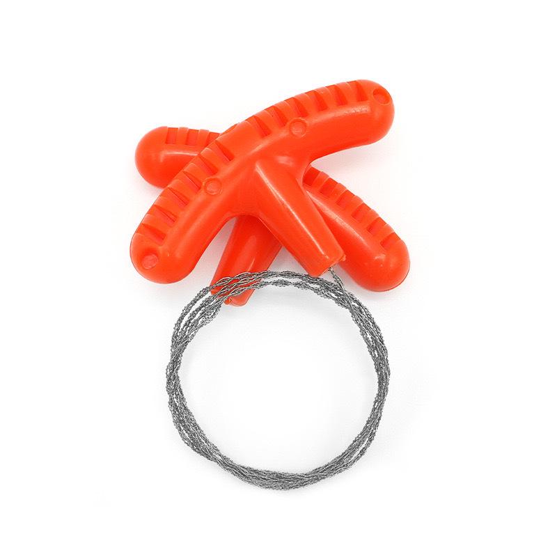 Мини карманная походная пила-струна для выживания с полипропиленовой рукояткой