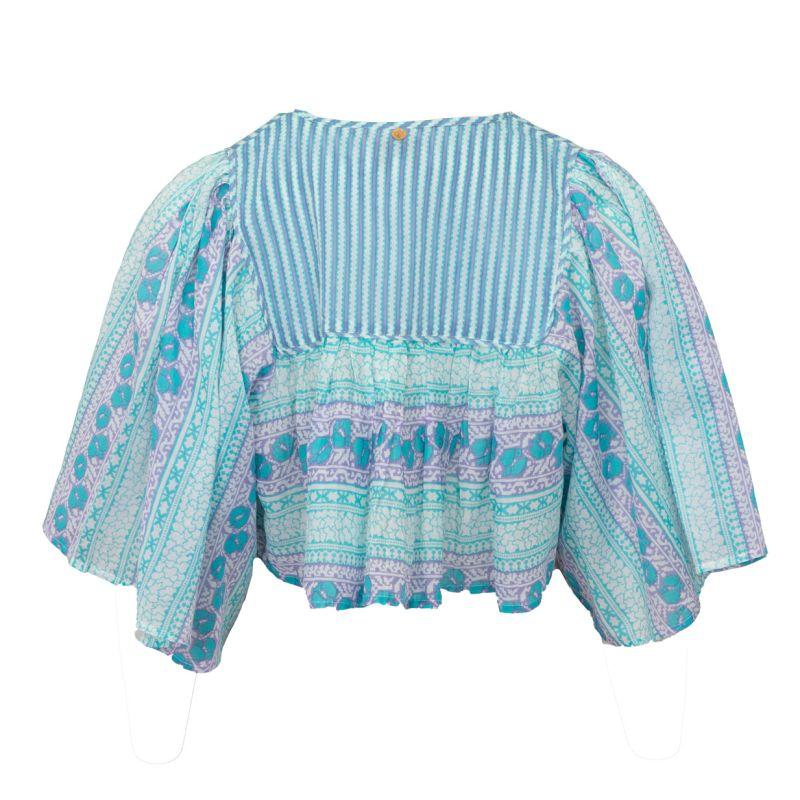 Укороченная блузка Amelie с рукавами 3/4 и графическим узором для женщин от ANTIK BATIK