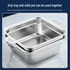 Yunduo Stainless Steel Rectangular Perforated Colander