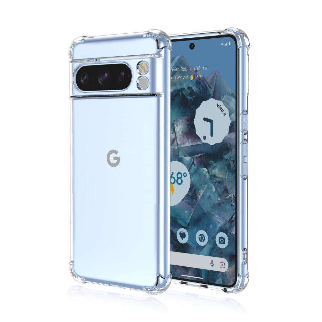 Clear Cute Gradient Phone Case Slim Anti Scratch Flexible TPU Cover Shockproof Protective Case for Google Pixel 4 XL 4a 5a 5G 6 Pro 7 8 9