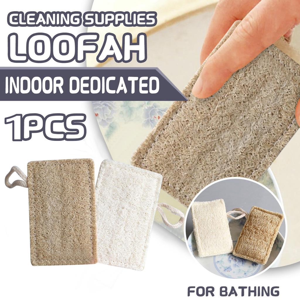 Губка из люфы Большая отшелушивающая губка для душа Премиум Натуральная экологически чистая египетская губка из люфы для душа