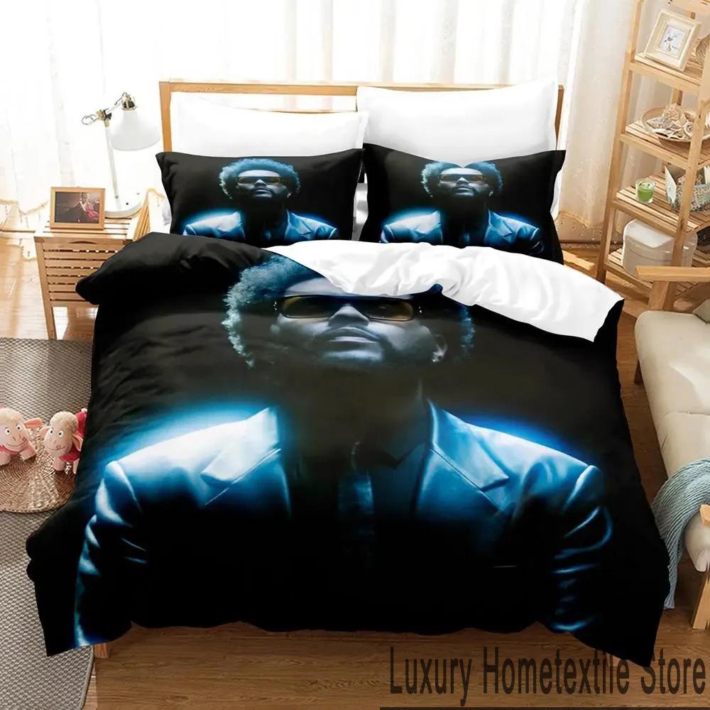 3D Print The Weeknd Bedding Set Boys Girls Twin Queen King Size Duvet Cover Pillowcase Bed boys Adult Home Textileextile