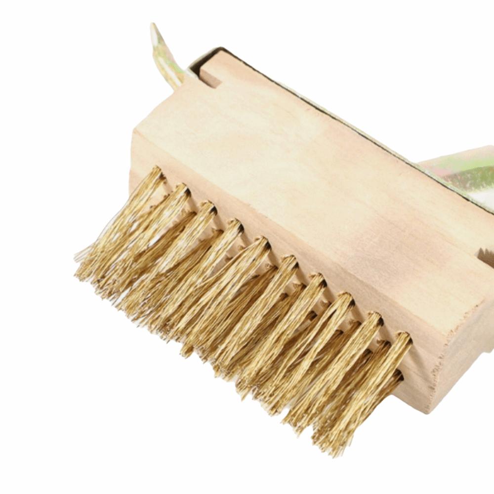 Long Steel Handle Weed Removal Brush Stainless Steel Garden Tools Manual Crack Weeder  Patio