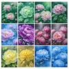 Diamond Painting New Collection 2024 Blooming Peony Flower Diy Full Square Round Drill Rhinestone Embroidery Color Floral Mosaic Cross Stitch Kits