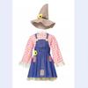 Halloween, Scarecrow Witch Dress Parent-child Adult Children Clown Costume Drama Show Pastoral Maid Costume