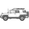 Fujimi Model 1/24 Scale NEXT Series No. 9 EX-7 Toyota FJ Cruiser (Non-Color) NX-9EX-7