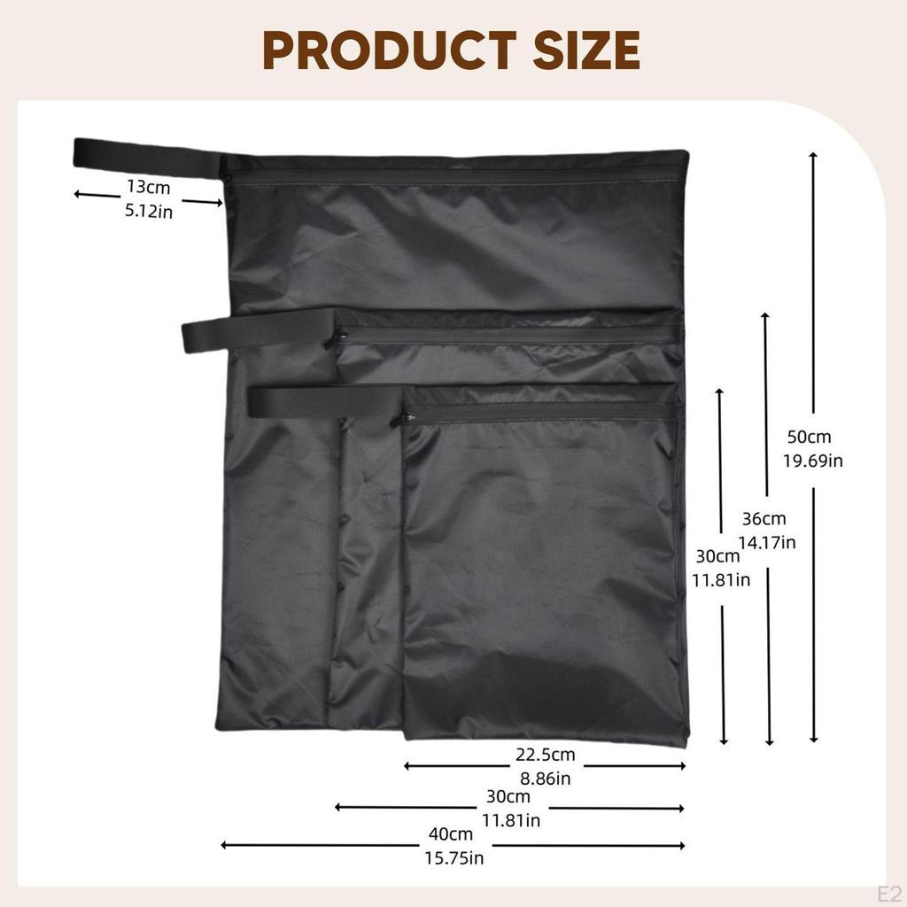 3 шт. Купальники Дорожные сумки Держатель для купальника для тренировок, Портативная сумка разного размера для мокрых и сухих вещей для