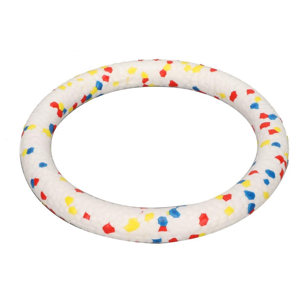 Solid Elastic Pet Chew Toy Colorful Pull Ring Dog Molar Ring  Pet Mood Calming