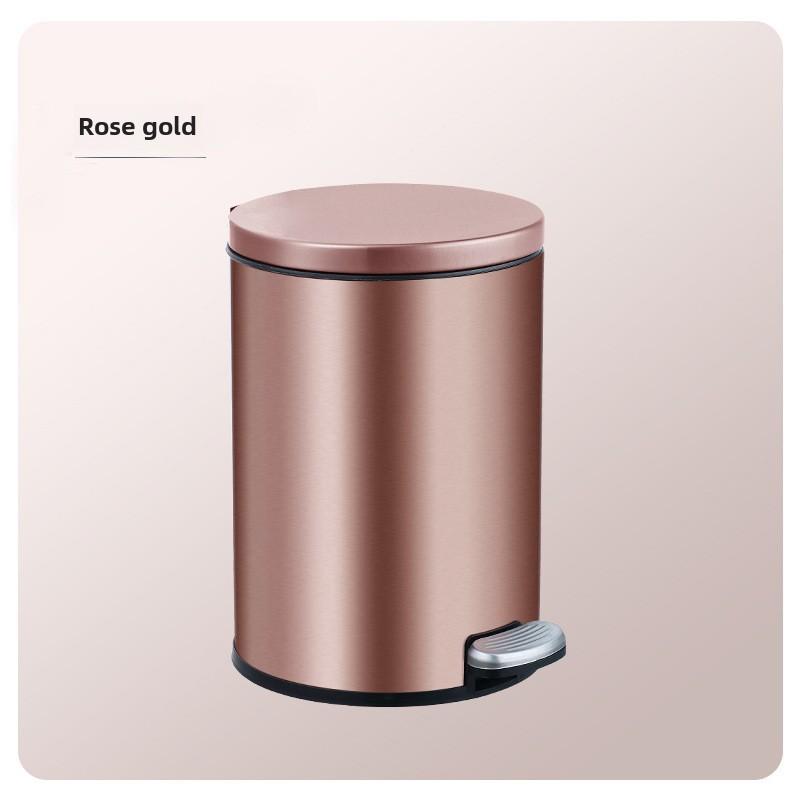 Мусорное ведро из нержавеющей стали, бытовая корзина для хранения мусора с ножной педалью, кухонное, для ванной комнаты, мусорное ведро большой вместимости