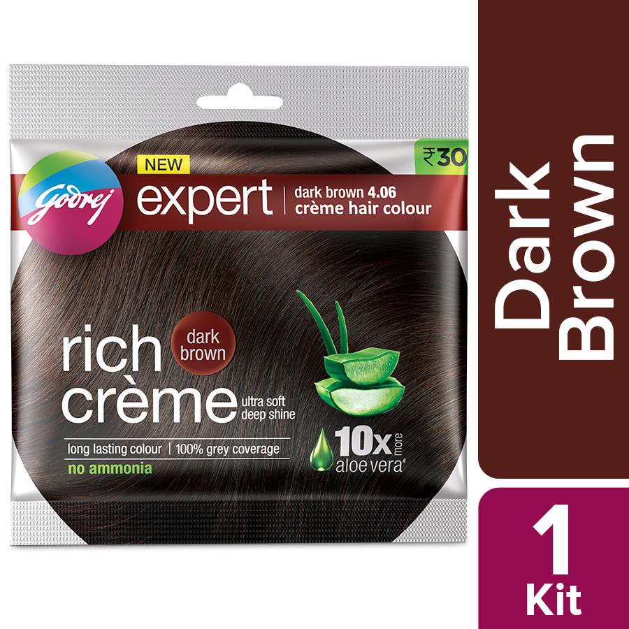 Godrej Краска для волос Expert Creme. Выбор из 5 цветов: 20 GM + 20 ML.