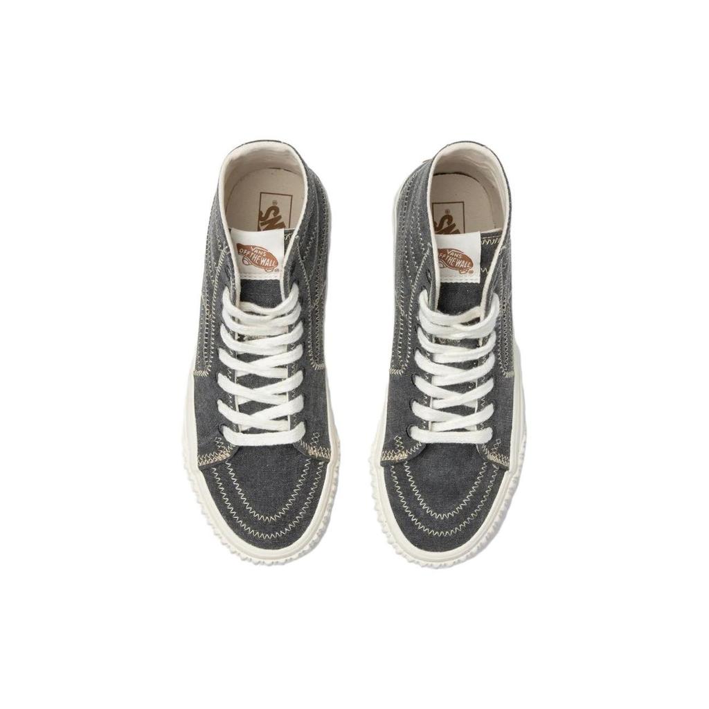 Vans Sk8 Eco Theory Повседневные высокие кеды для скейтбординга Унисекс Кроссовки Серые VN0A7Q62BKP