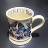 Кружка British Blue Butterfly Cup Керамические чашки для дома и офиса, чашка для воды для девушек, высокий уровень внешнего вида, большая емкость