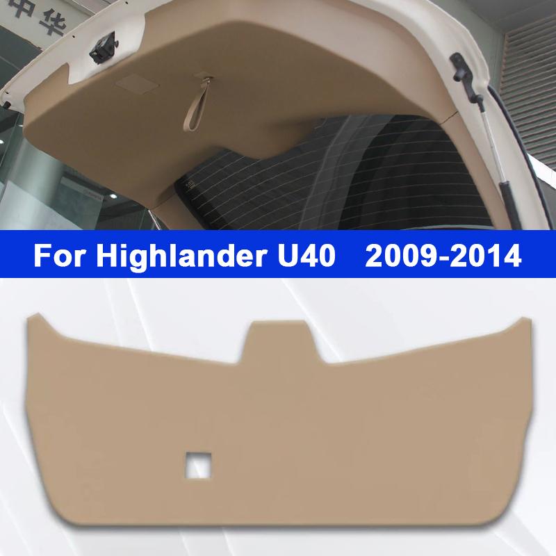 Для Toyota Highlander U70 U50 U40 2009-2025 Кожаная накладка на порог багажника Защита от ударов и грязи Коврик на дверь багажника