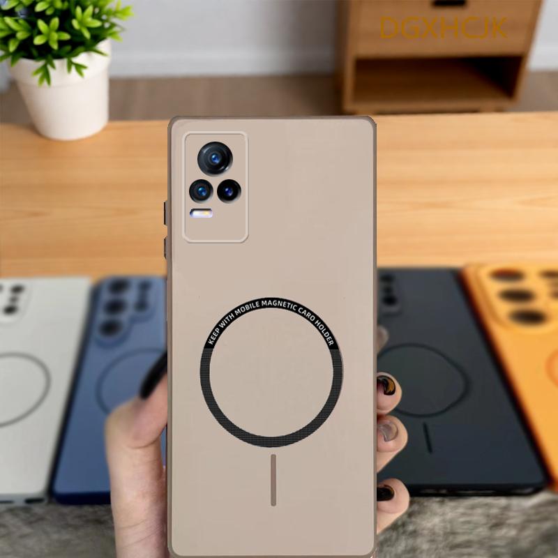 Чехол для Vivo V21e Чехол для телефона Vivo V20 Чехол для vivo Y73 2026 Чехол для vivo V21e 4G 5G Ударопрочный Цветной Магнитный Жесткий Силиконовый задний чехол
